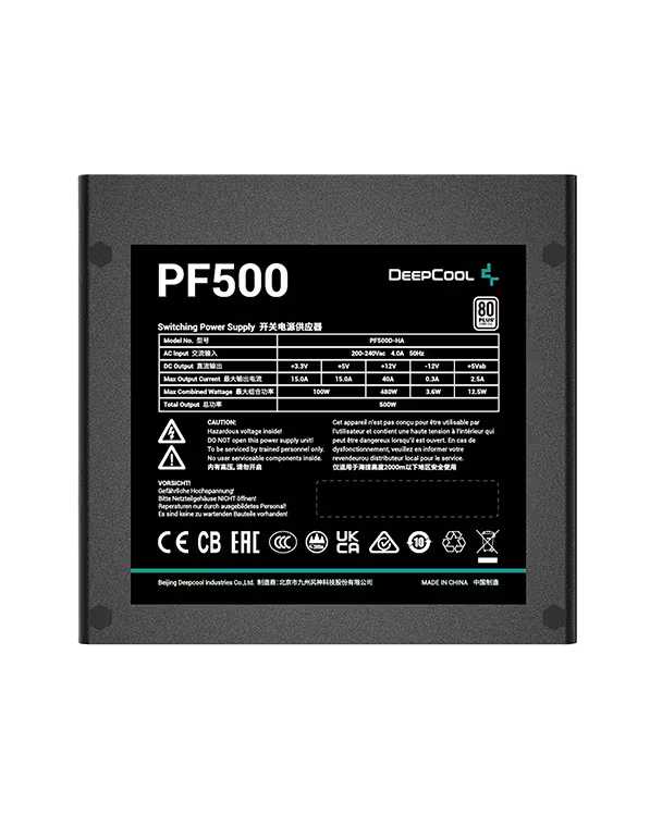 پاور غیر ماژولار دیپ کول مدل PF500 500W - تصویر 6