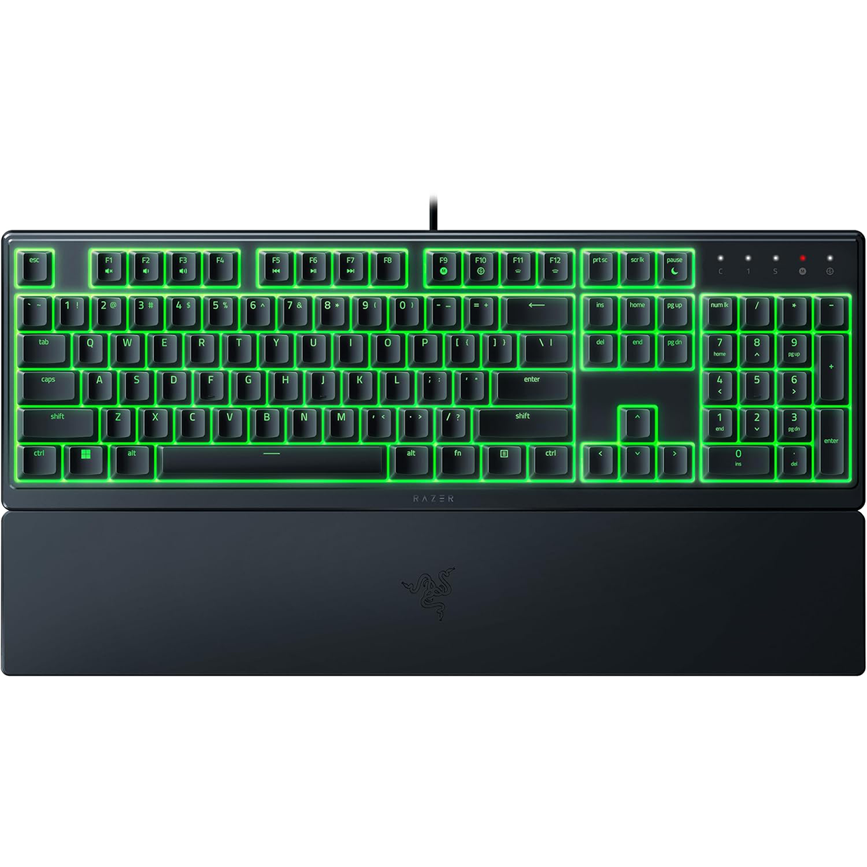 کیبورد با سیم ریزر مدل Ornata V3 X - Low Profile
