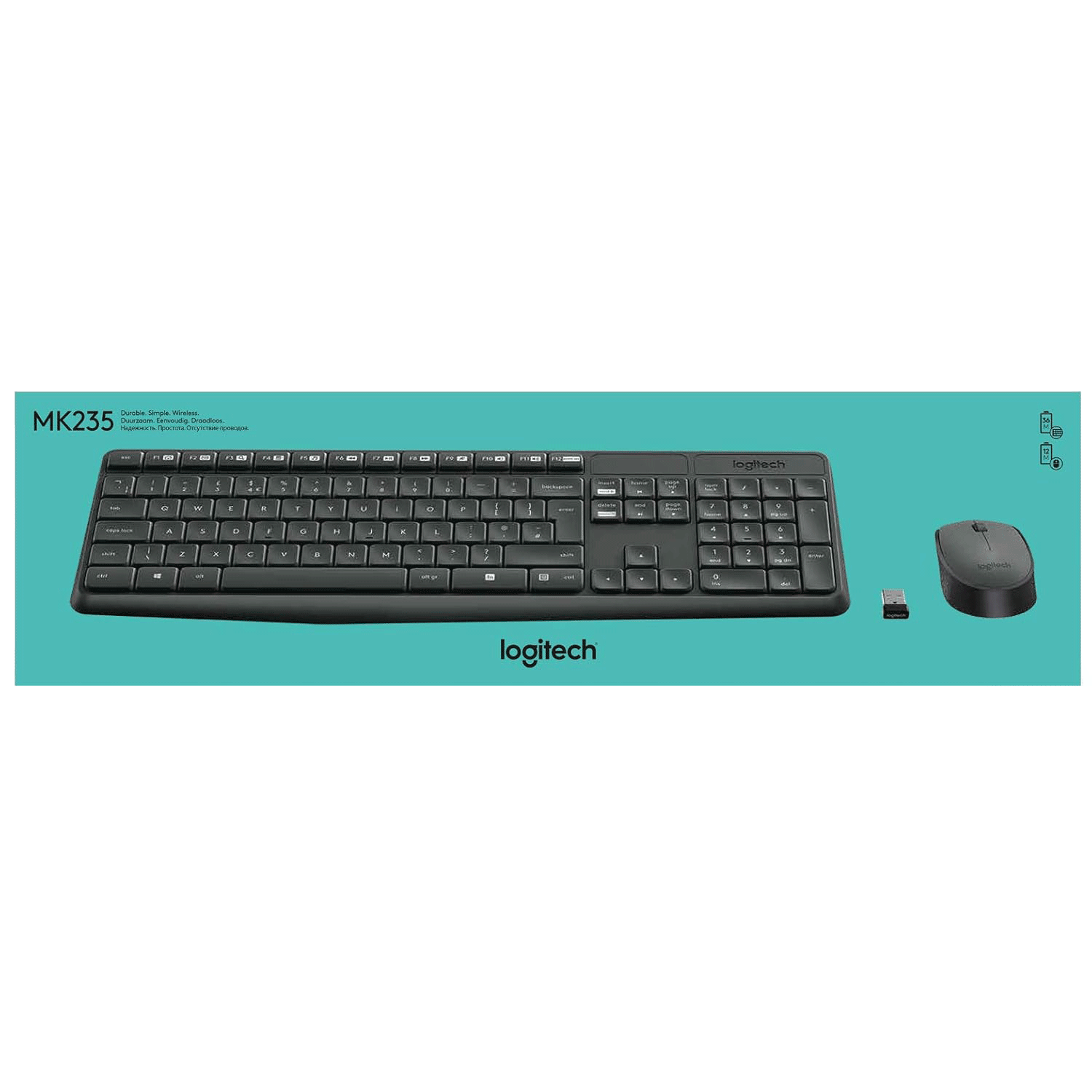 کیبورد و موس بیسیم لاجیتک مدل MK235 - تصویر 6