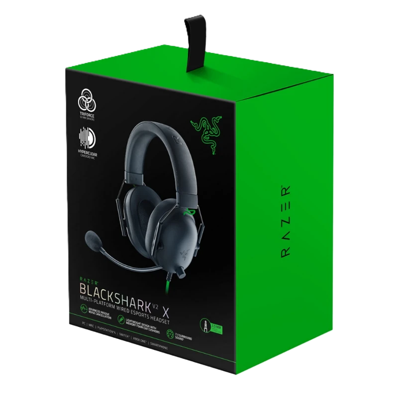 هدست سیمی ریزر مدل BlackShark V2 X - تصویر 4