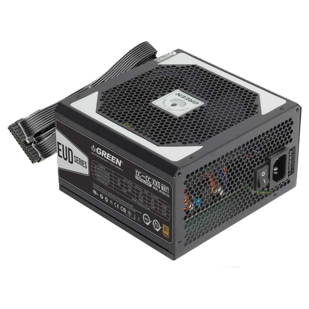 پاور غیر ماژولار گرین مدل GP480A-EUD 480W - تصویر 4