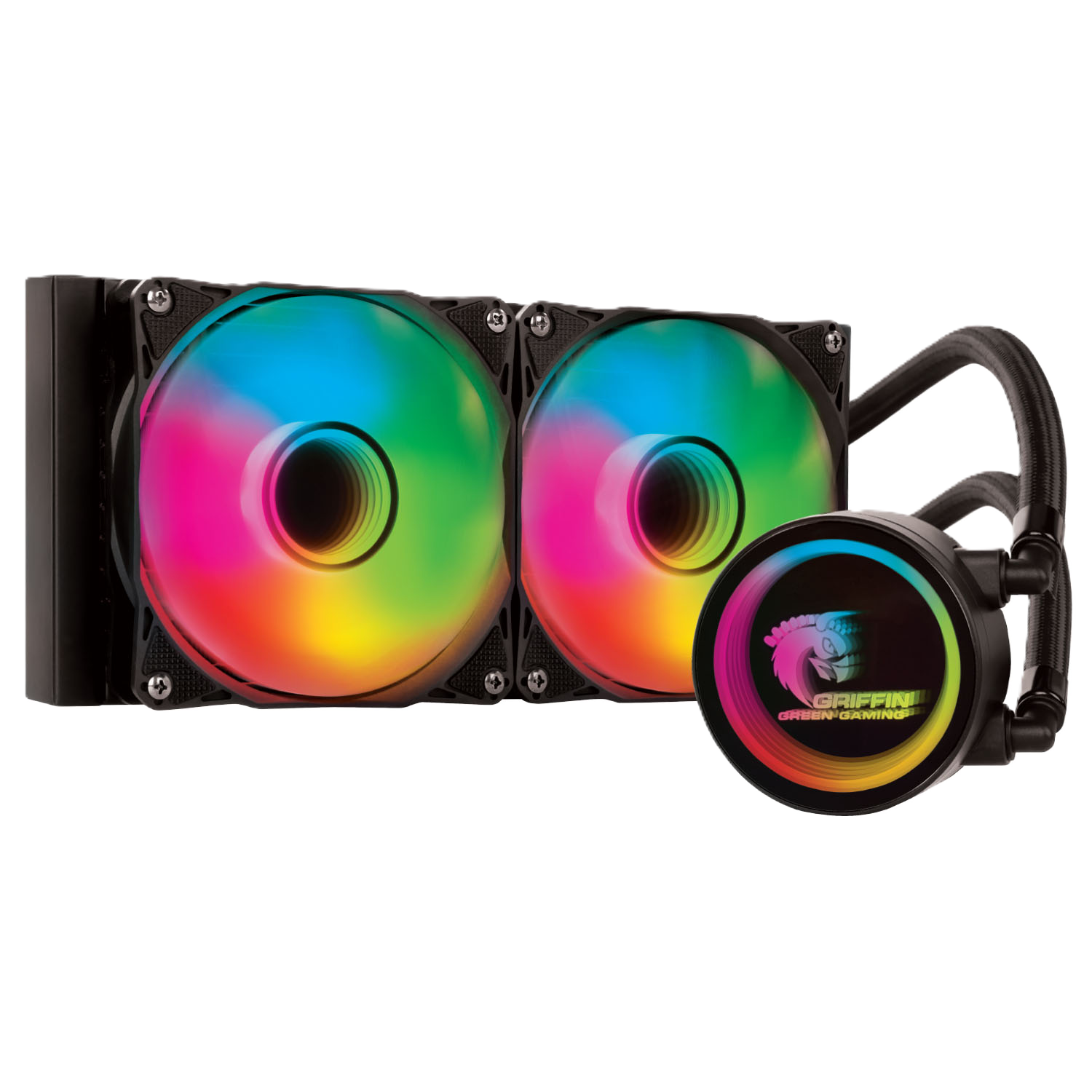 خنک کننده مایع پردازنده گرین مدل GLACIER 240 ECO-ARGB