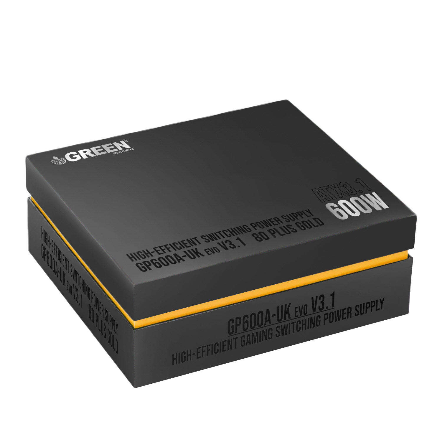 پاور غیر ماژولار گرین مدل GP600A-UK EVO V3.1 600W - تصویر 9