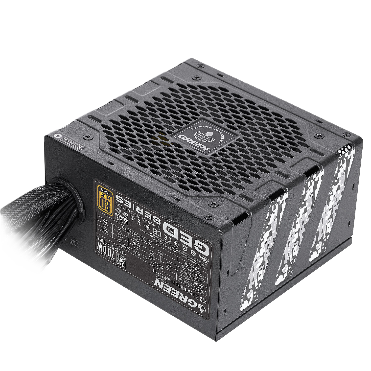 پاور غیر ماژولار گرین مدل GP700A-GED V3.1 700W - تصویر 9