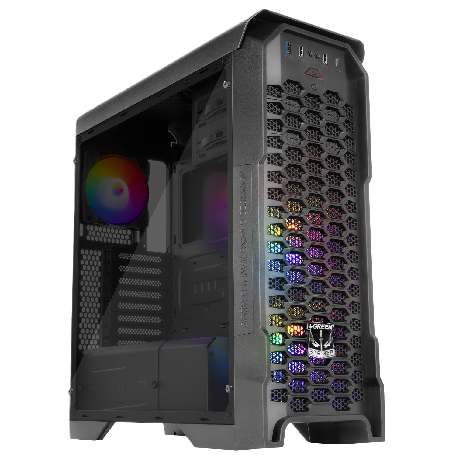 کیس گرین مدل STRIKER FRGB