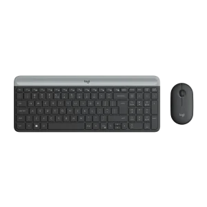 کیبورد و موس بی سیم لاجیتک مدل MK470 SLIM Black