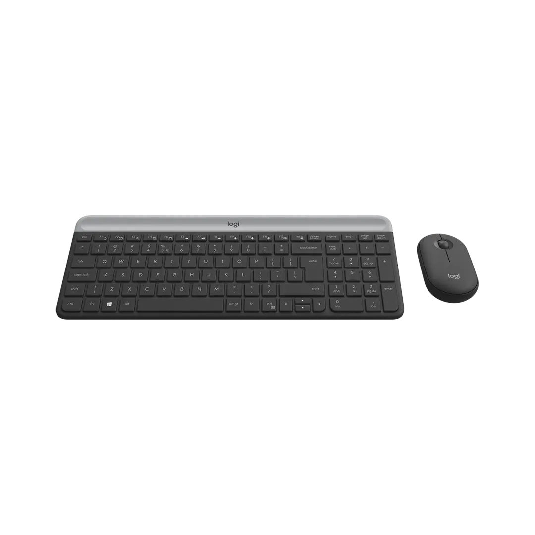 کیبورد و موس بی سیم لاجیتک مدل MK470 SLIM Black - تصویر 2