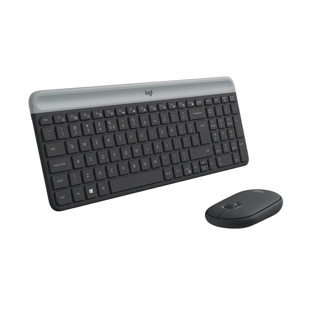 کیبورد و موس بی سیم لاجیتک مدل MK470 SLIM Black - تصویر 3