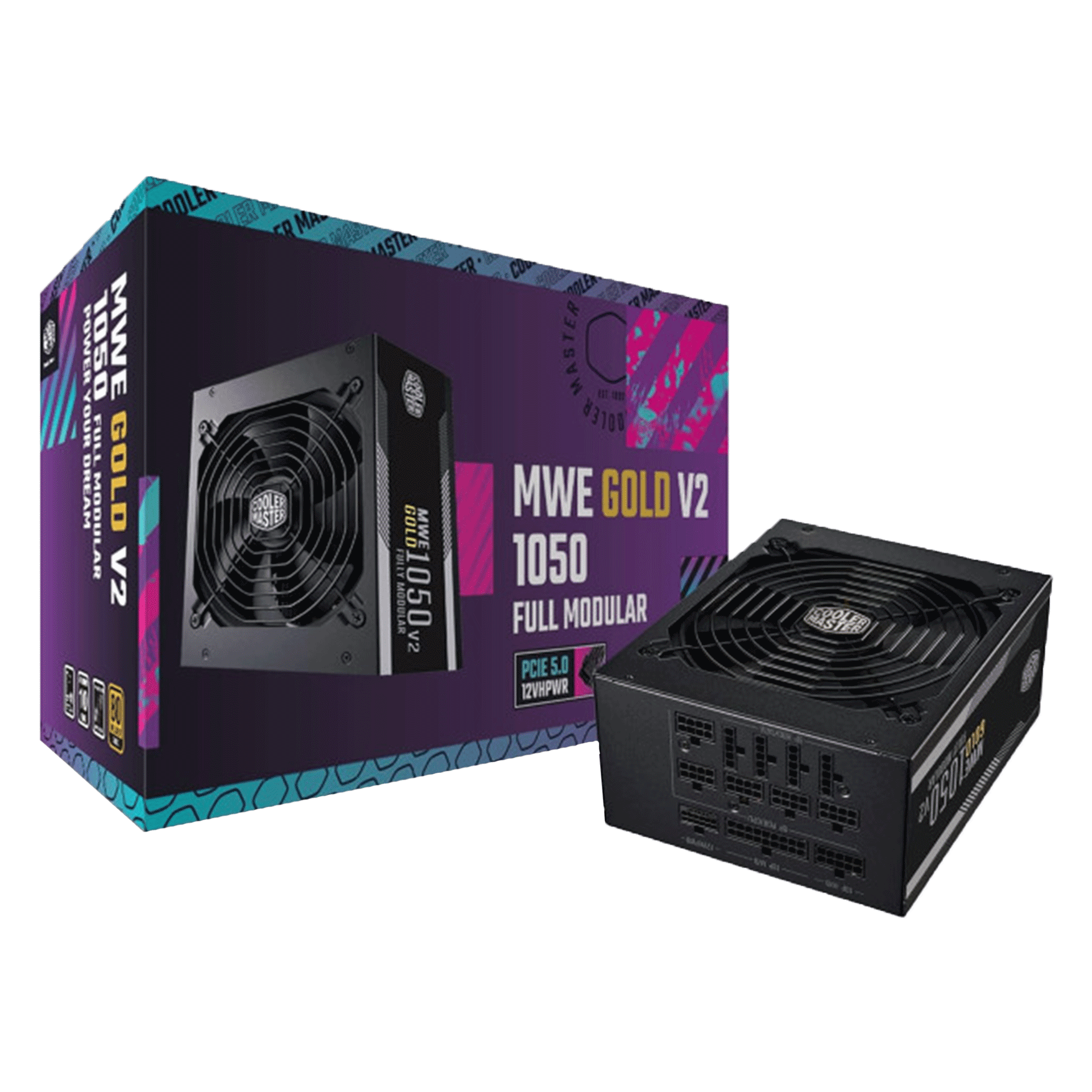 پاور ماژولار کولرمستر مدل MWE Gold 1050W V2 ATX 3.1