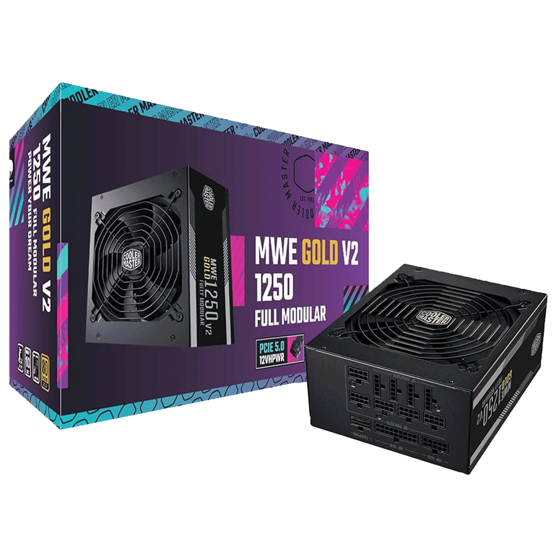 پاور ماژولار کولرمستر مدل MWE Gold 1250W V2 ATX 3.1