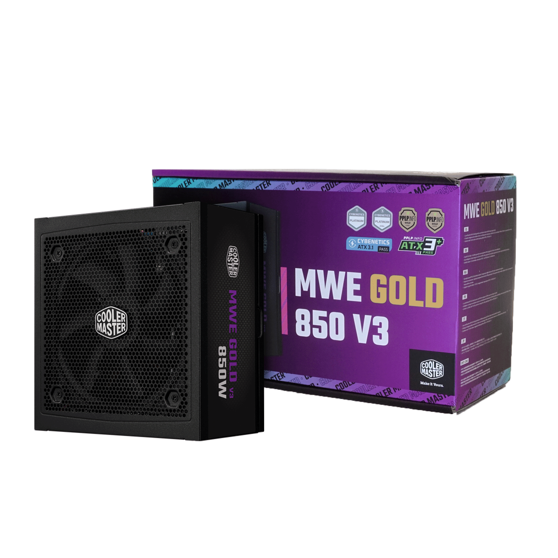 پاور ماژولار کولرمستر مدل MWE Gold 850W V3