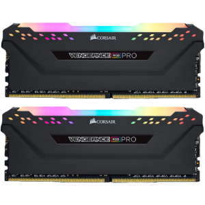رم دو کاناله کورسیر مدل VENGEANCE RGB PRO Intel XPM ظرفیت 64 گیگابایت فرکانس 3600 مگاهرتز DDR4
