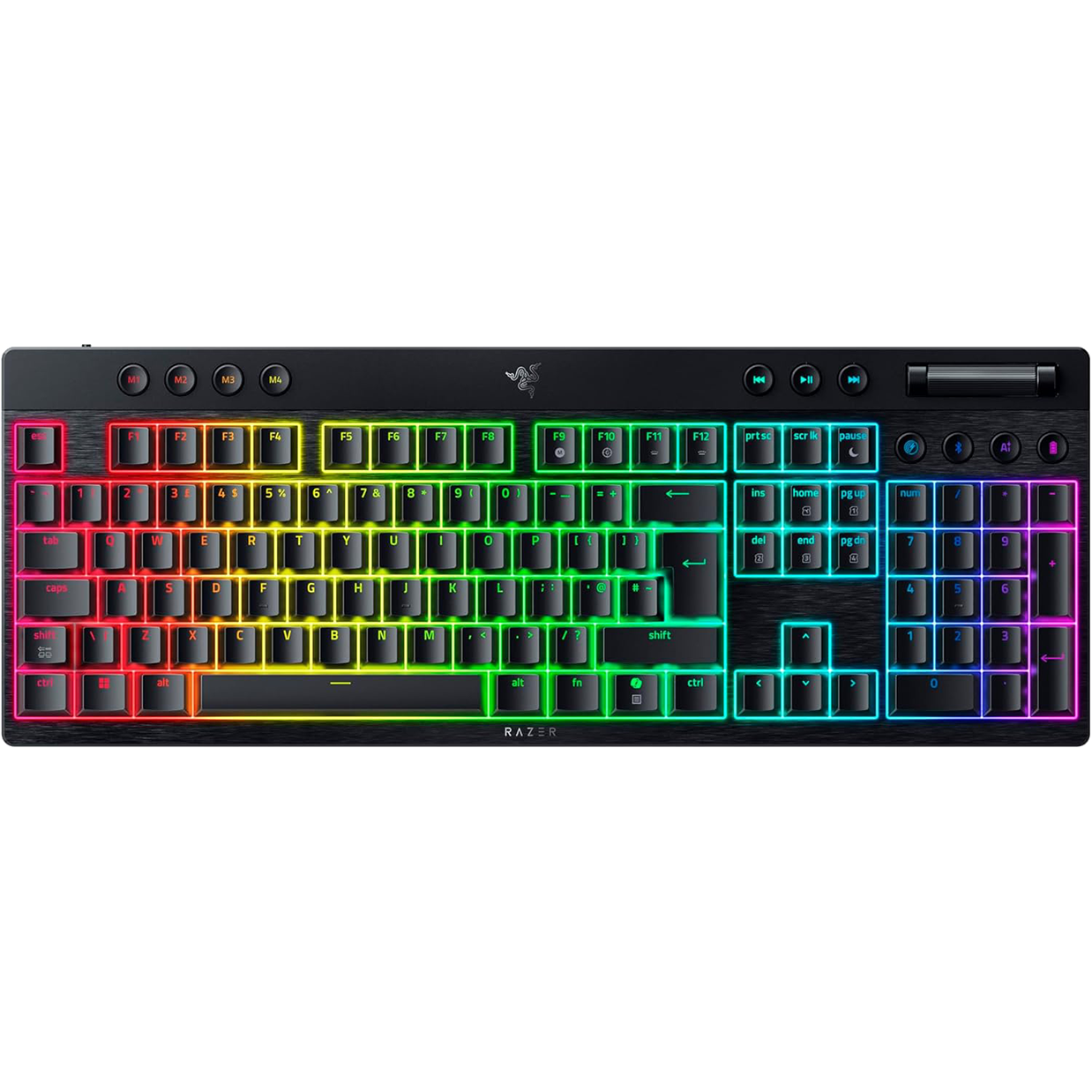 کیبورد بی سیم ریزر مدل BlackWidow V4 Low-Profile HyperSpeed