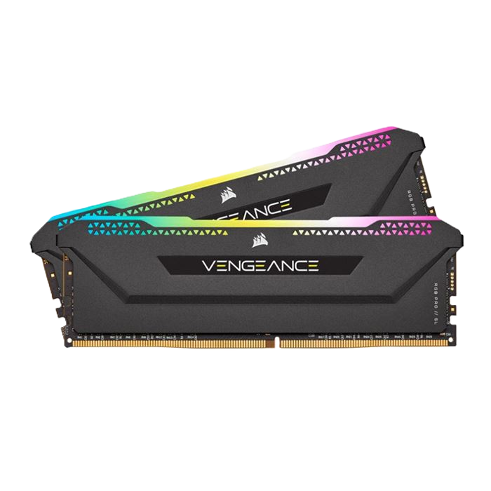 رم دو کاناله کورسیر مدل VENGEANCE RGB PRO SL Black Intel XMP ظرفیت 32 گیگابایت فرکانس 3200 مگاهرتز DDR4 - تصویر 4