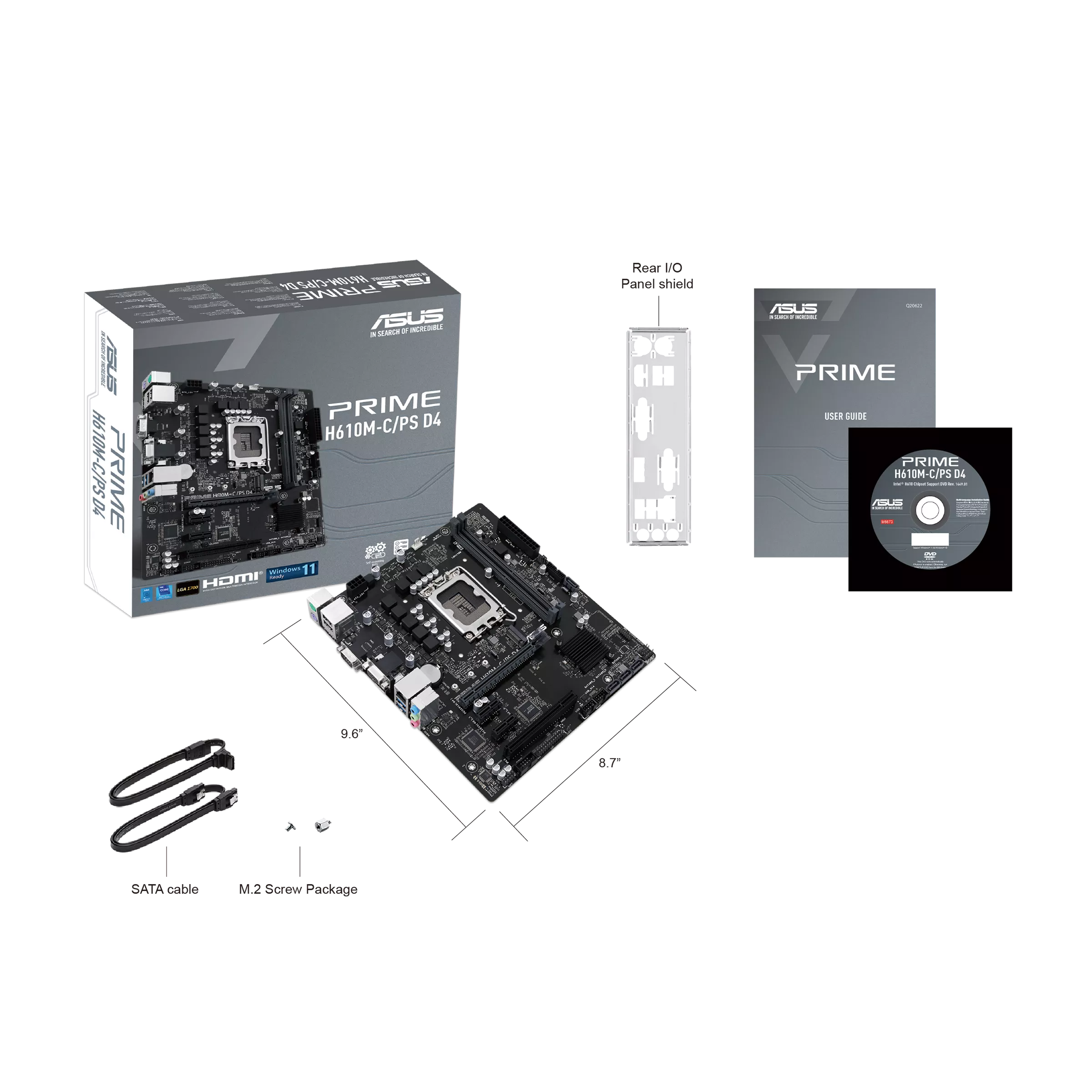 مادربرد ایسوس مدل Prime H610M-C/PS DDR4 - تصویر 8