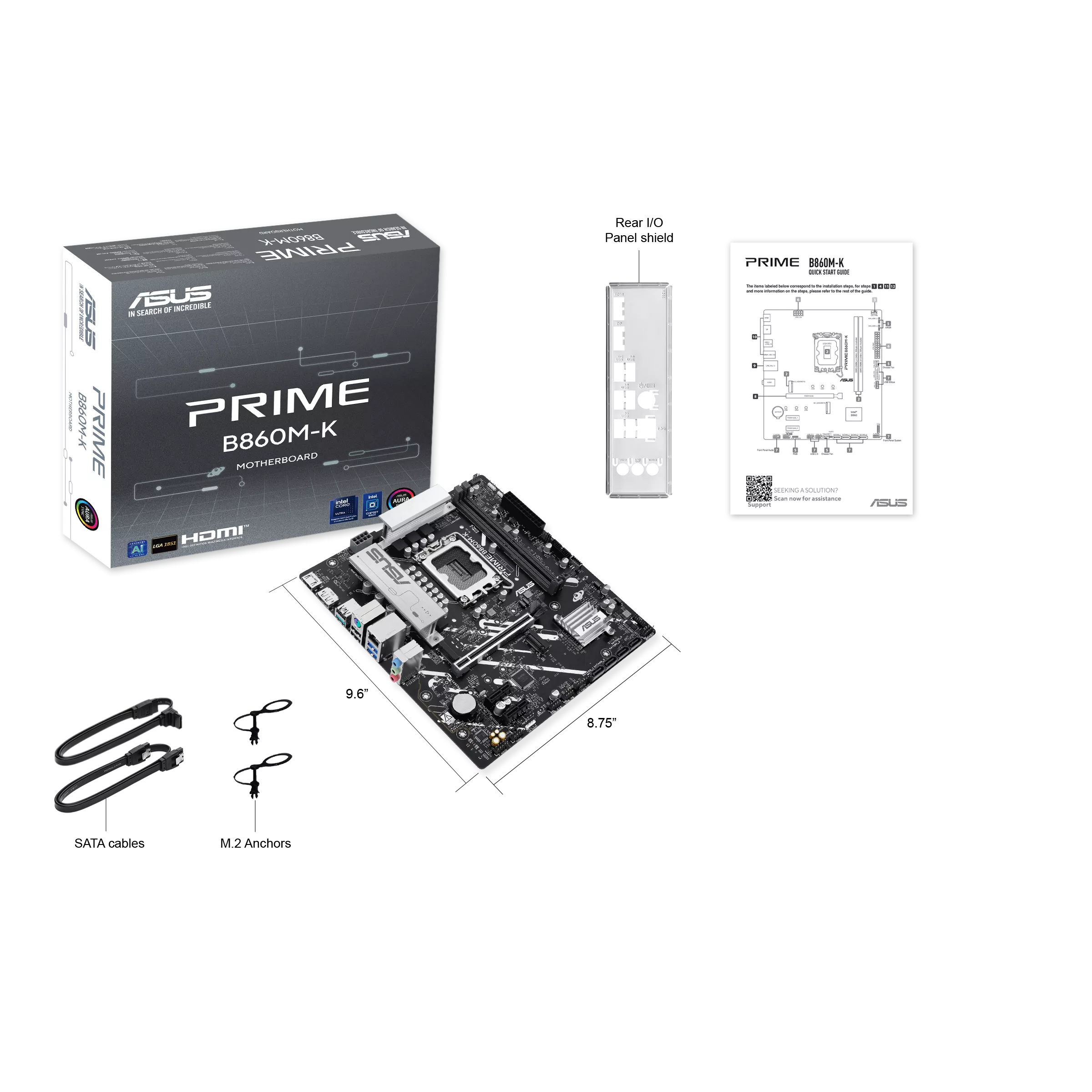 مادربرد ایسوس مدل Prime B860M-K DDR5 - تصویر 2