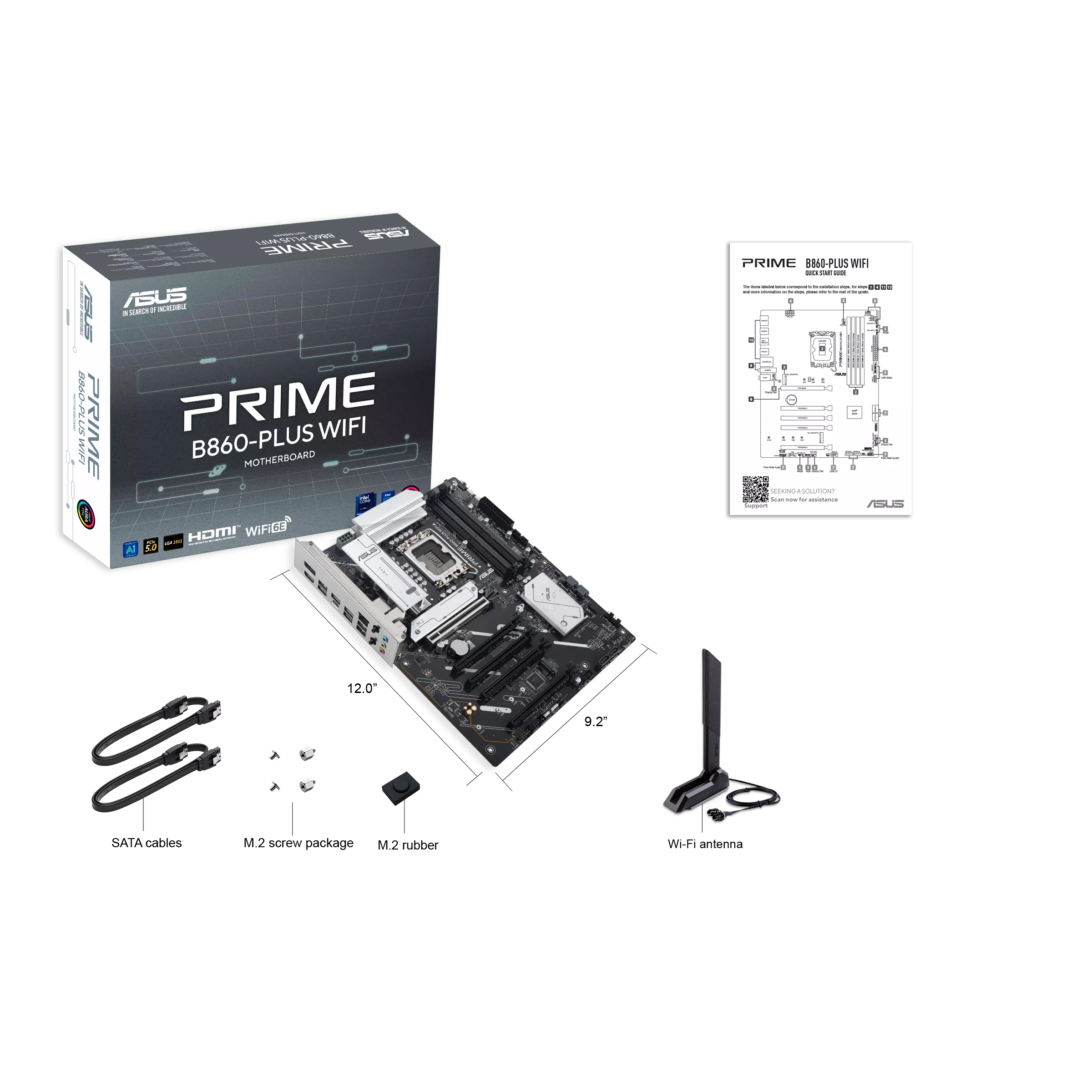 مادربرد ایسوس مدل PRIME B860-PLUS WIFI DDR5 - تصویر 2