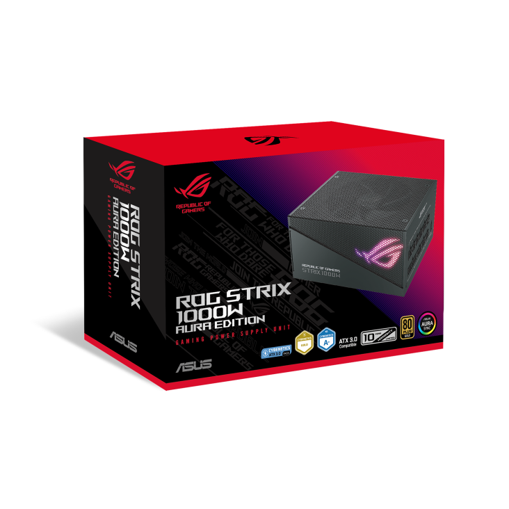 پاور ماژولار ایسوس مدل ROG STRIX 1000W Gold Aura Edition - تصویر 2