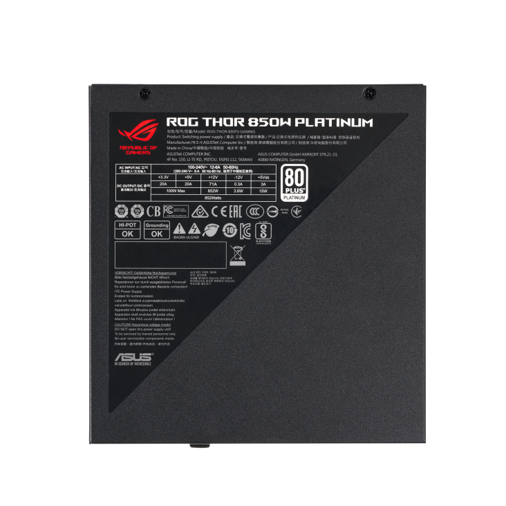 پاور ماژولار ایسوس مدل ROG THOR 850W Platinum II - تصویر 5