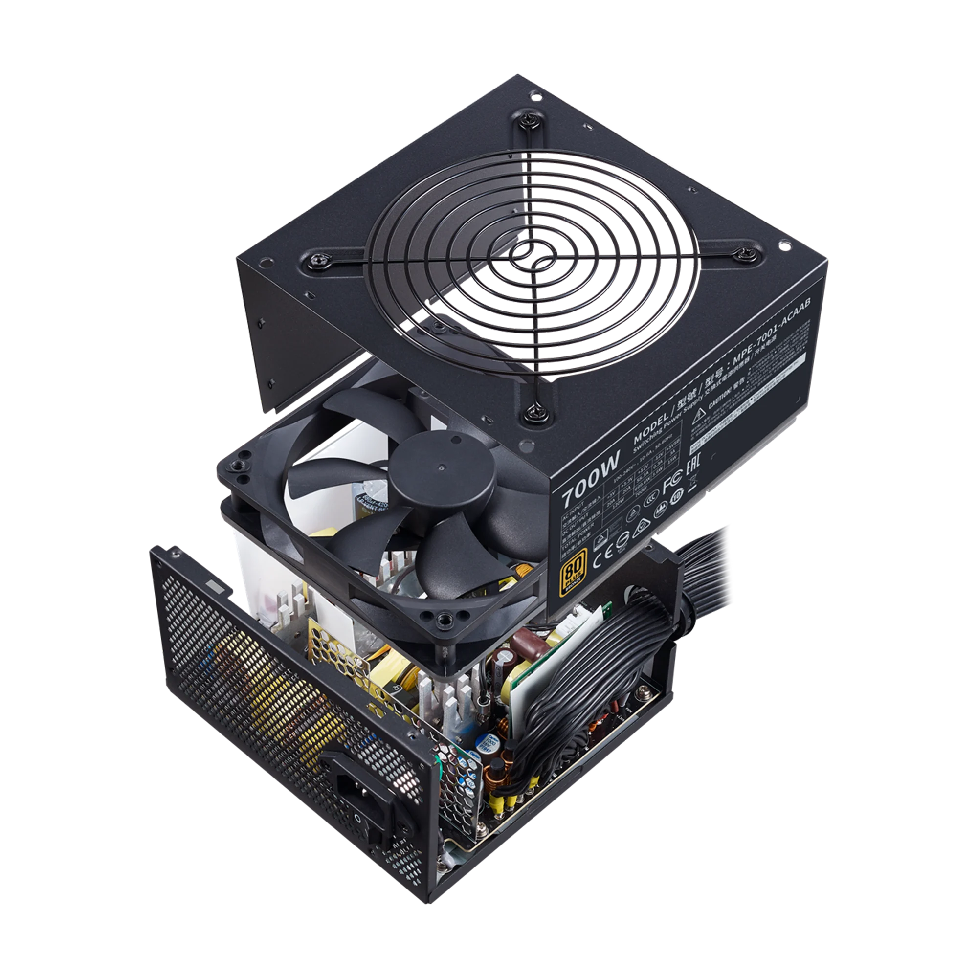 پاور غیر ماژولار کولرمستر مدل MWE 700W Bronze V2 - تصویر 2