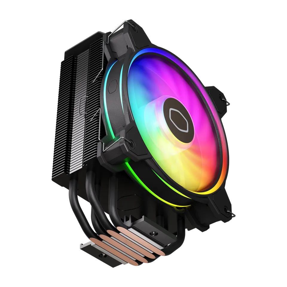خنک کننده بادی پردازنده کولر مستر مدل Hyper 212 Halo Black - تصویر 3