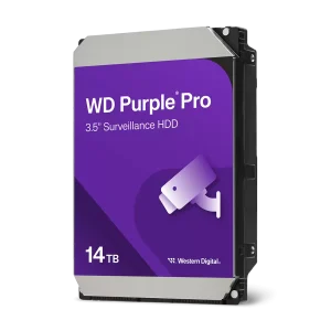هارد اینترنال وسترن دیجیتال مدل WD Purple ظرفیت 14 ترابایت