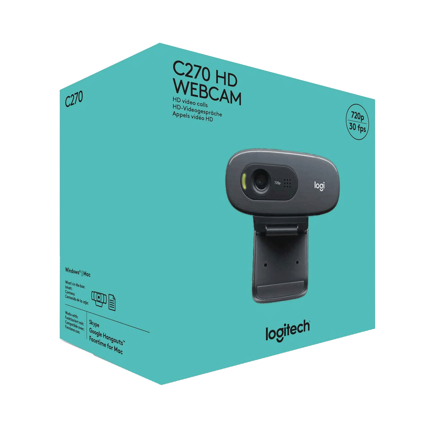وب کم لاجیتک مدل C270 HD - تصویر 4