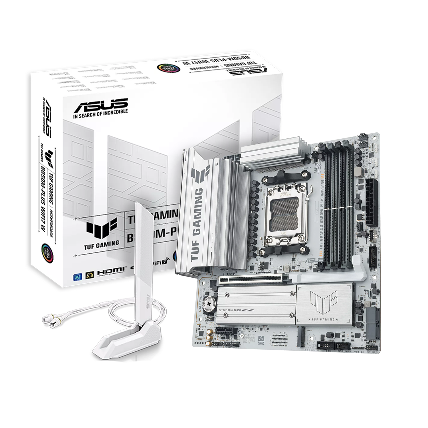 مادربرد ایسوس مدل TUF Gaming B850M-PLUS WIFI7 W