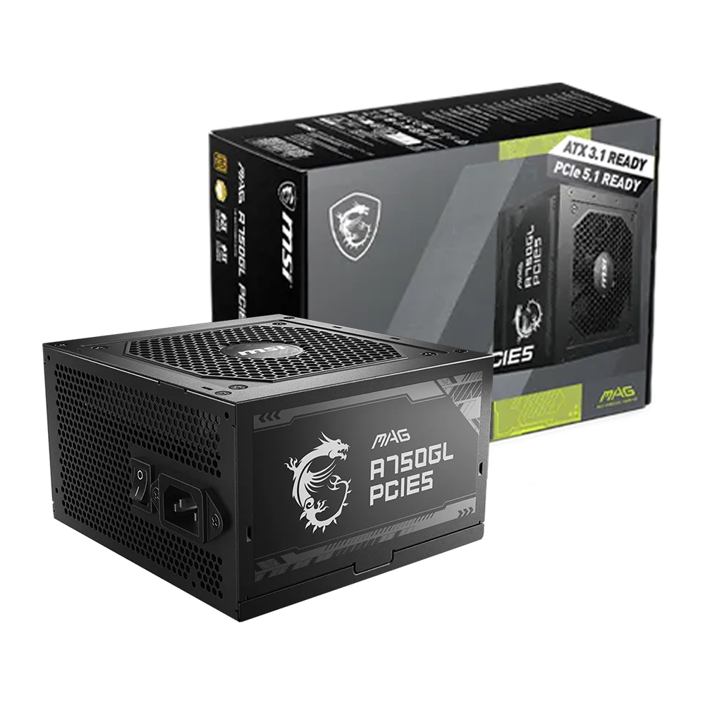 پاور ماژولار ام اس ای مدل MAG A750GL 750W PCIE5