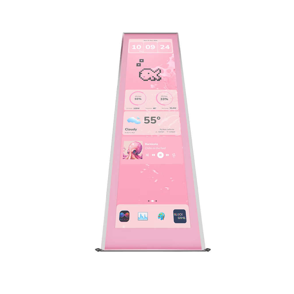 مانیتور مجزا کیس هایت مدل Y70 Strawberry Milk touch infinite Display - تصویر 5