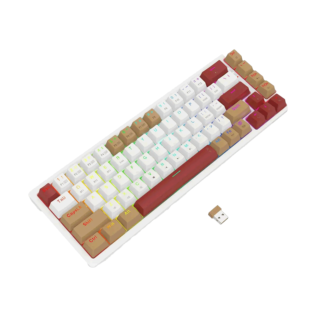 کیبورد بی سیم ردراگون مدل Rammus K677 WLR Pro - تصویر 3