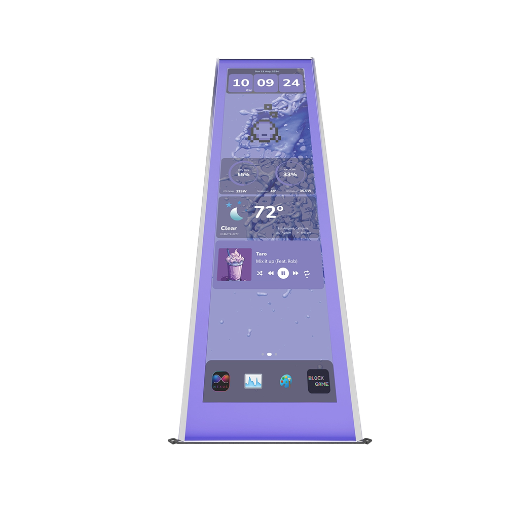 مانیتور مجزا کیس هایت مدل Y70 Taro Milk touch infinite Display - تصویر 2