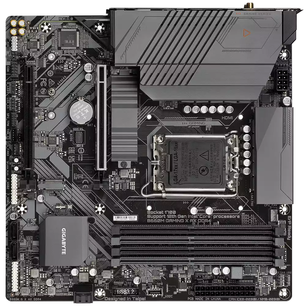 مادربرد گیگابایت مدل B660M GAMING X AX DDR4 (Rev. 1.x) - تصویر 2
