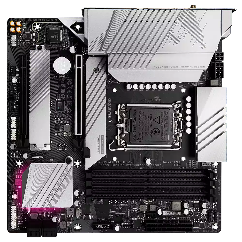 مادربرد گیگابایت مدل B760M AORUS ELITE AX (Rev. 1.2/1.3) - تصویر 3