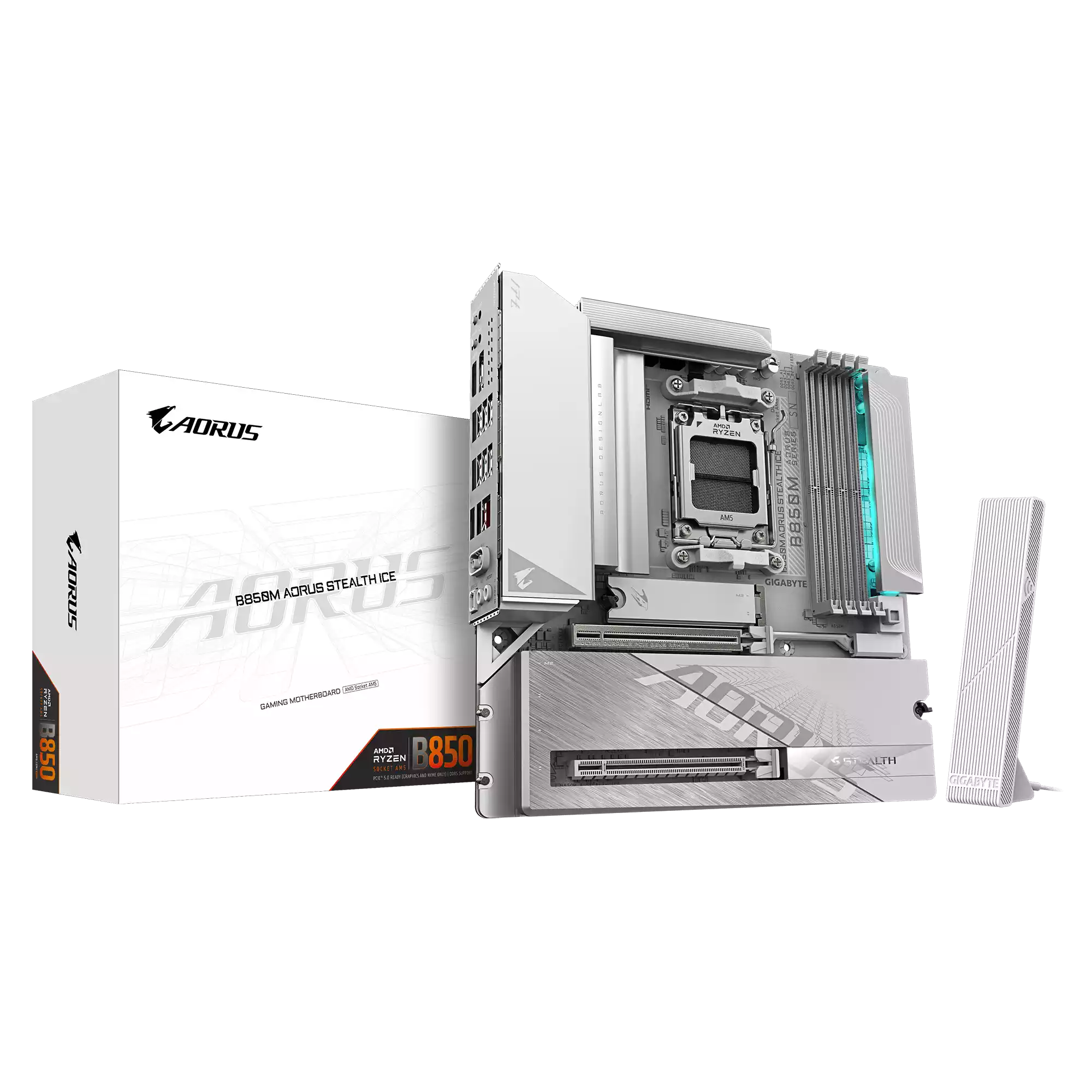 مادربرد گیگابایت مدل B850M AORUS STEALTH ICE