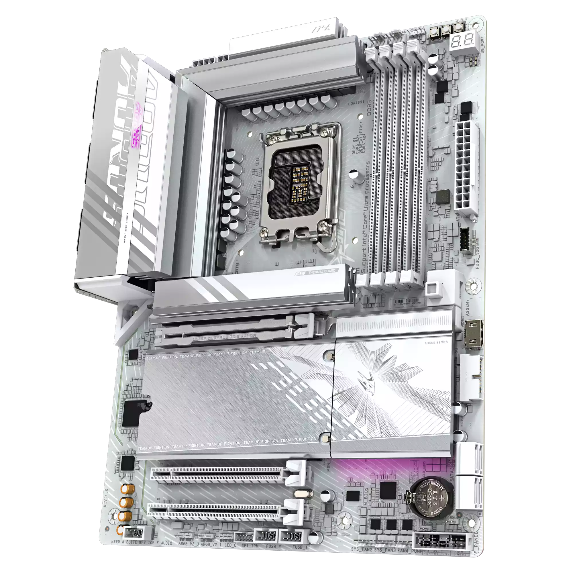 مادربرد گیگابایت مدل B860 AORUS ELITE WIFI7 ICE - تصویر 6