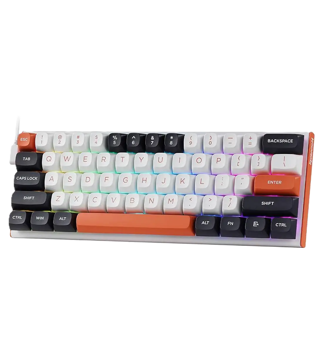 کیبورد با سیم ردراگون مدل Fidd K683 WBO RGB - تصویر 4