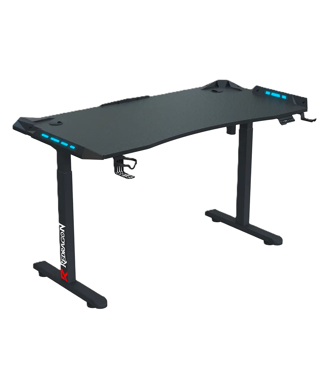 میز گیمینگ موتور دار ردراگون مدل GD-3300-S 120cm LED