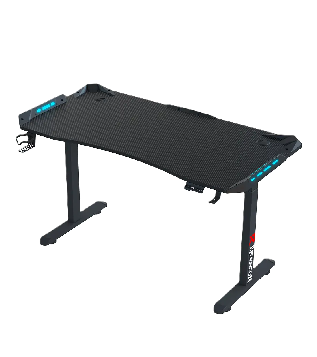 میز گیمینگ موتور دار ردراگون مدل GD-3300-M 140cm LED - تصویر 7
