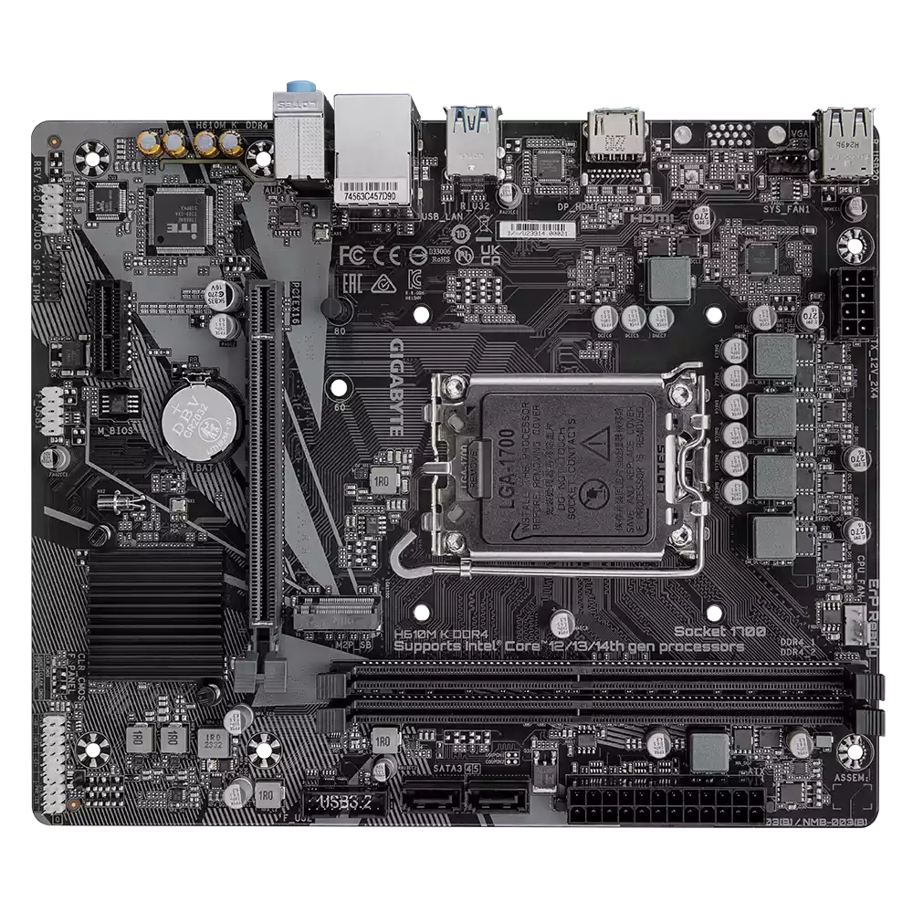 مادربرد گیگابایت مدل H610M K DDR4 (Rev. 2.0) - تصویر 4