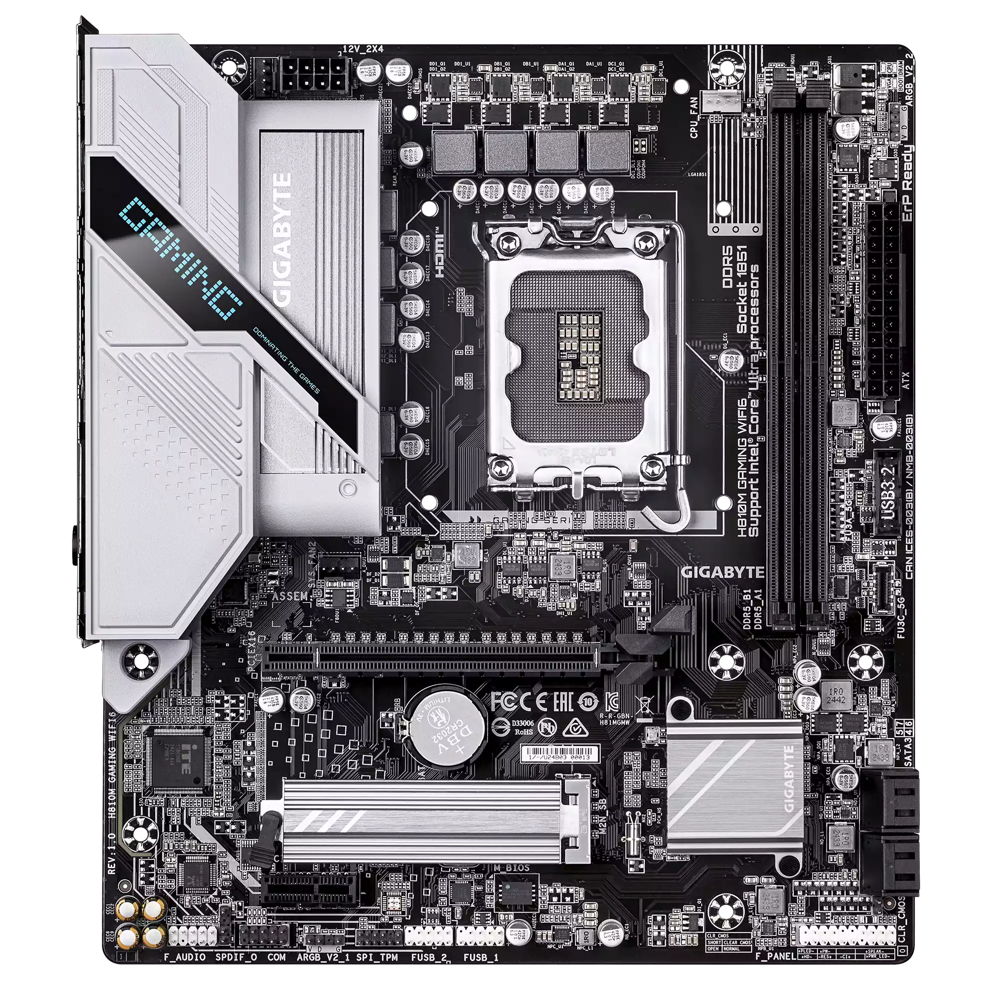 مادربرد گیگابایت مدل H810M GAMING WIFI6 - تصویر 4