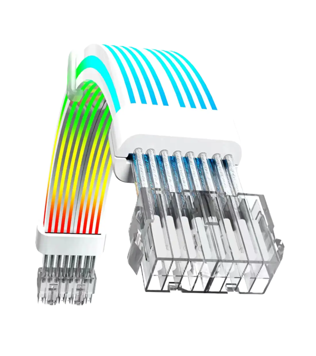 کابل اسلیو گیم مکس مدل VGA/CPU 2x8pin White - تصویر 2