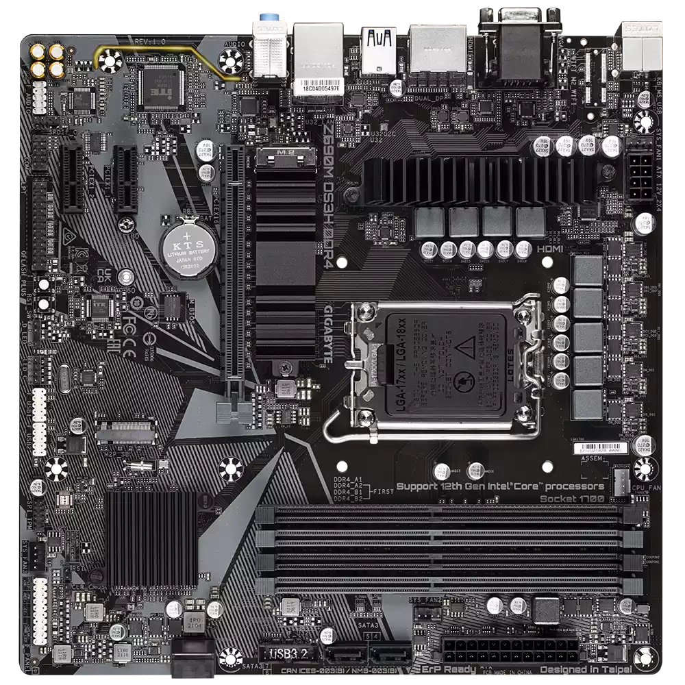 مادربرد گیگابایت مدل Z690M DS3H DDR4 (Rev. 1.0) - تصویر 4
