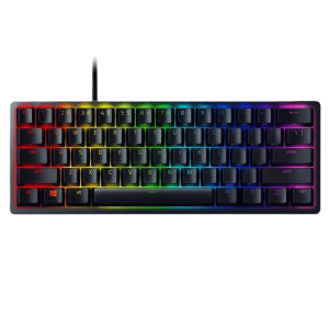 کیبورد با سیم ریزر مدل Huntsman Mini Purple Switch