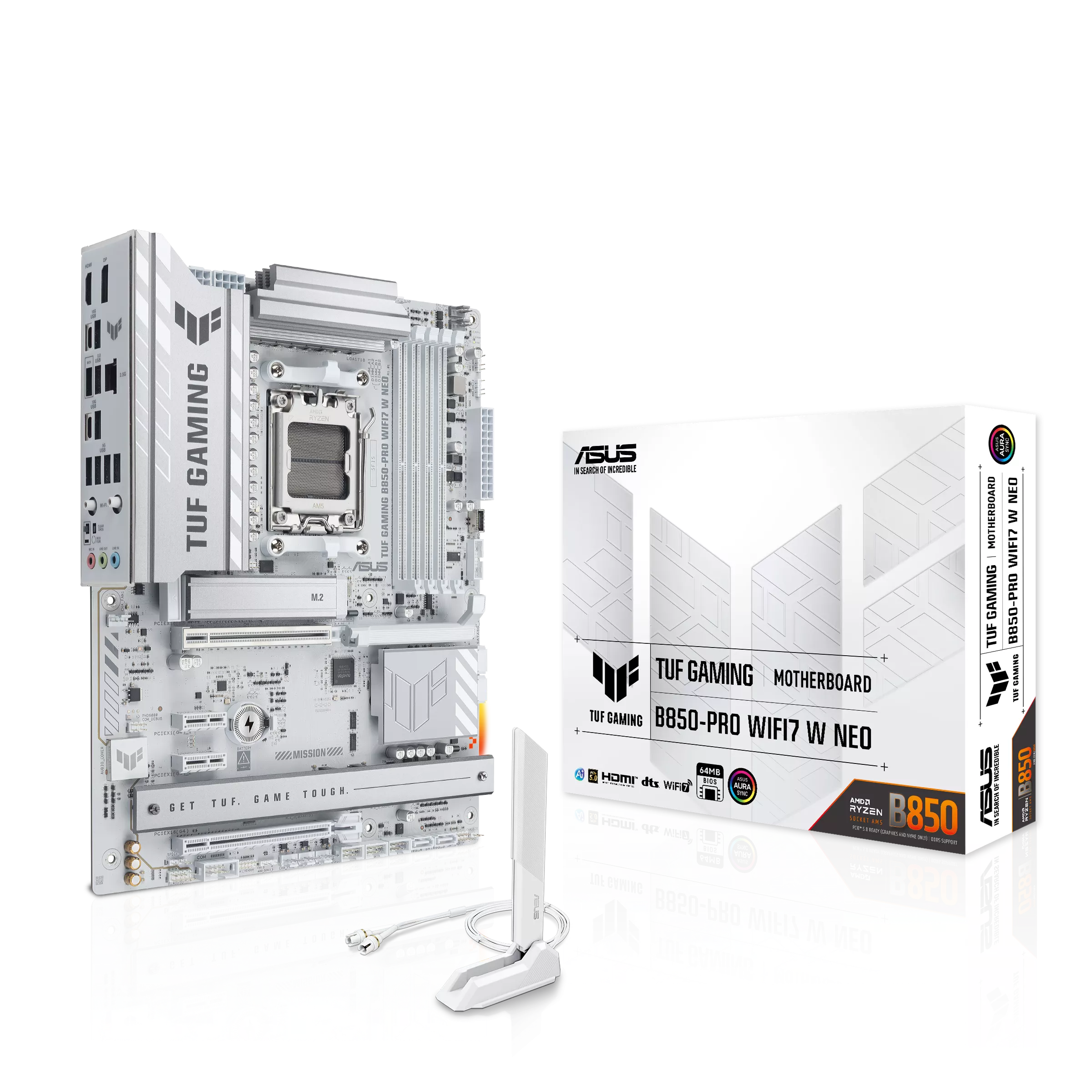 مادربرد ایسوس مدل TUF Gaming B850-PRO WIFI7 W NEO