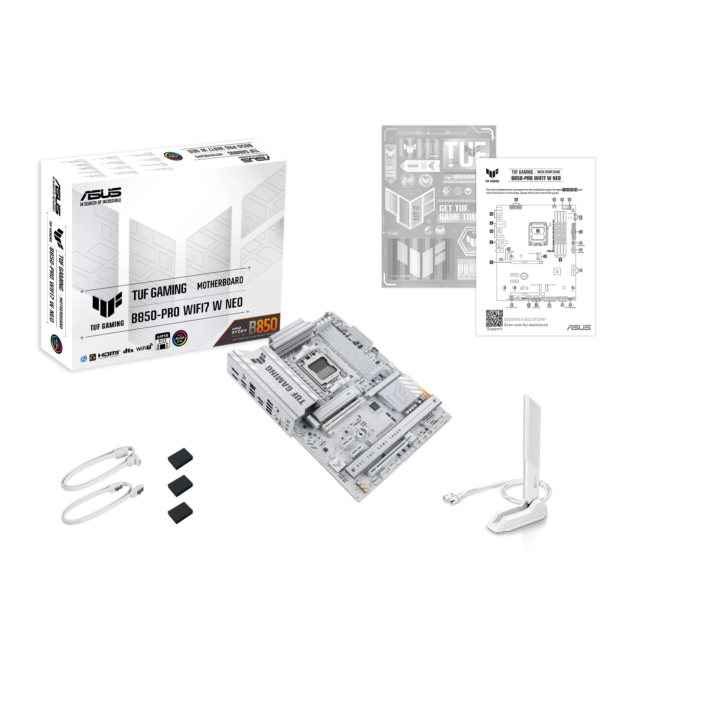 مادربرد ایسوس مدل TUF Gaming B850-PRO WIFI7 W NEO - تصویر 2