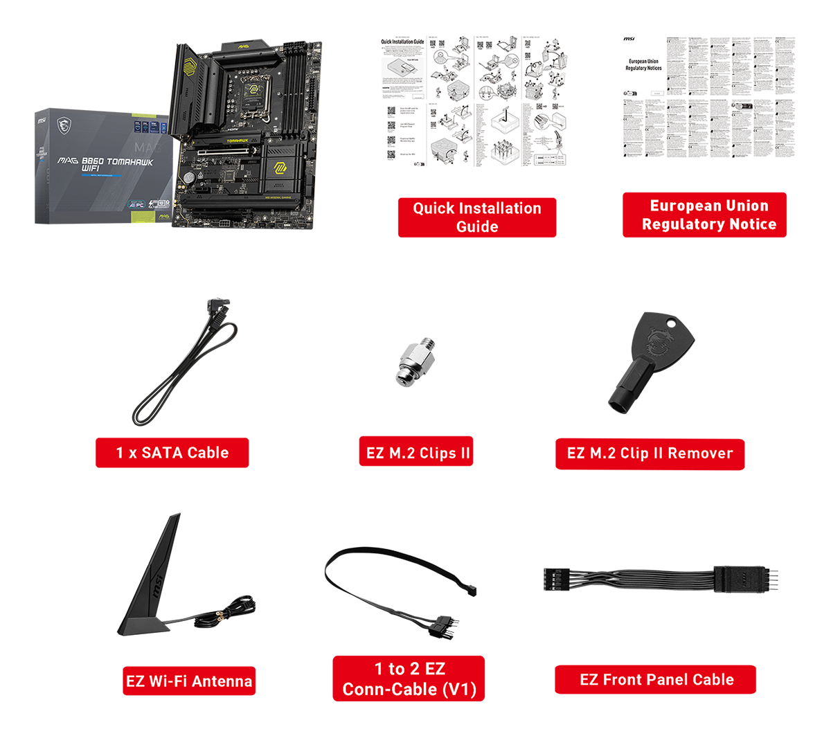 مادربرد ام اس ای مدل MAG B860 TOMAHAWK WIFI - تصویر 2