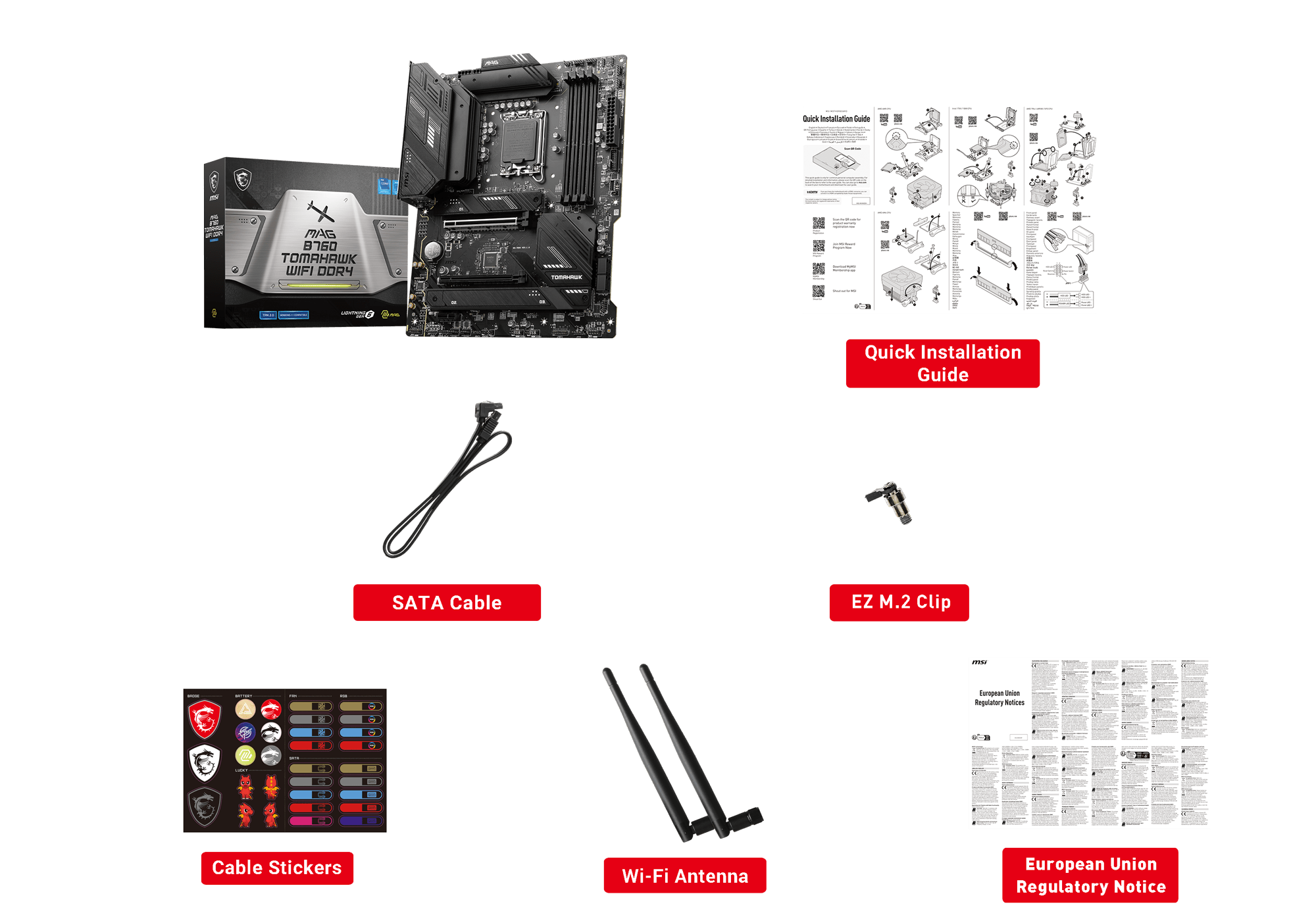 مادربرد ام اس ای مدل MAG B760 TOMAHAWK WIFI DDR4 - تصویر 6