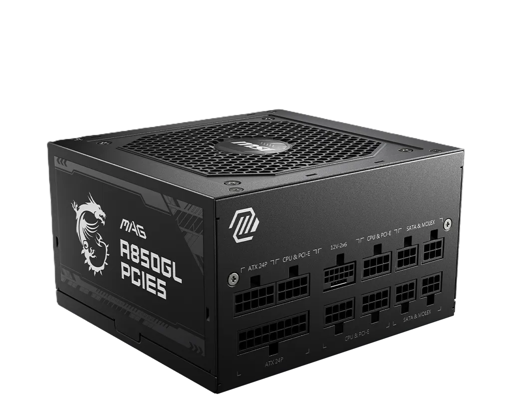 پاور ماژولار ام اس ای مدل MAG A850GL 850W PCIE5 - تصویر 2