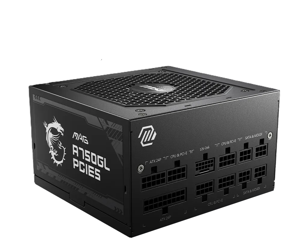 پاور ماژولار ام اس ای مدل MAG A750GL 750W PCIE5 - تصویر 2